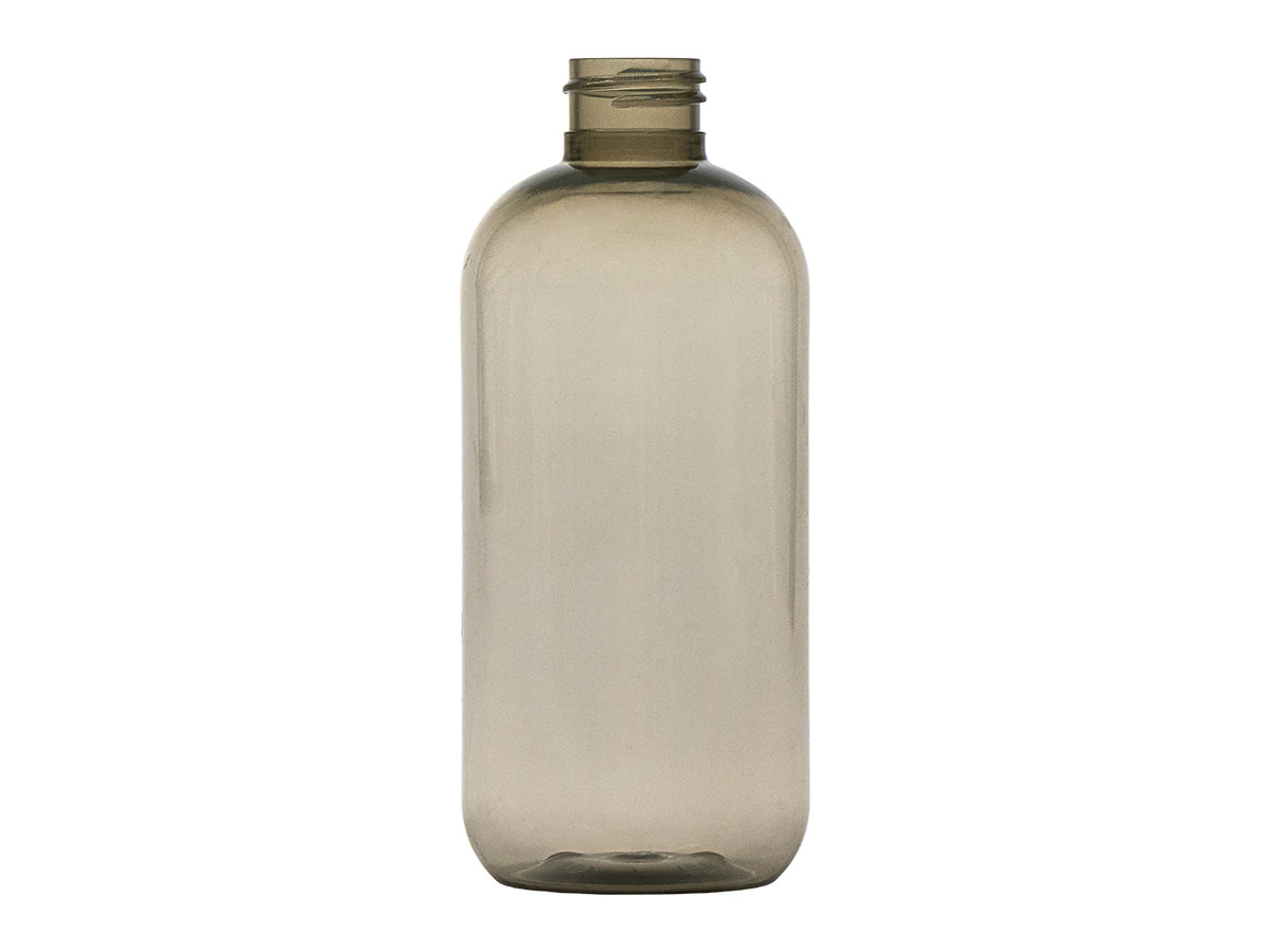 8 oz., 24/410 Finish, Clear, Bottles, Pet Pcr, Boston Round