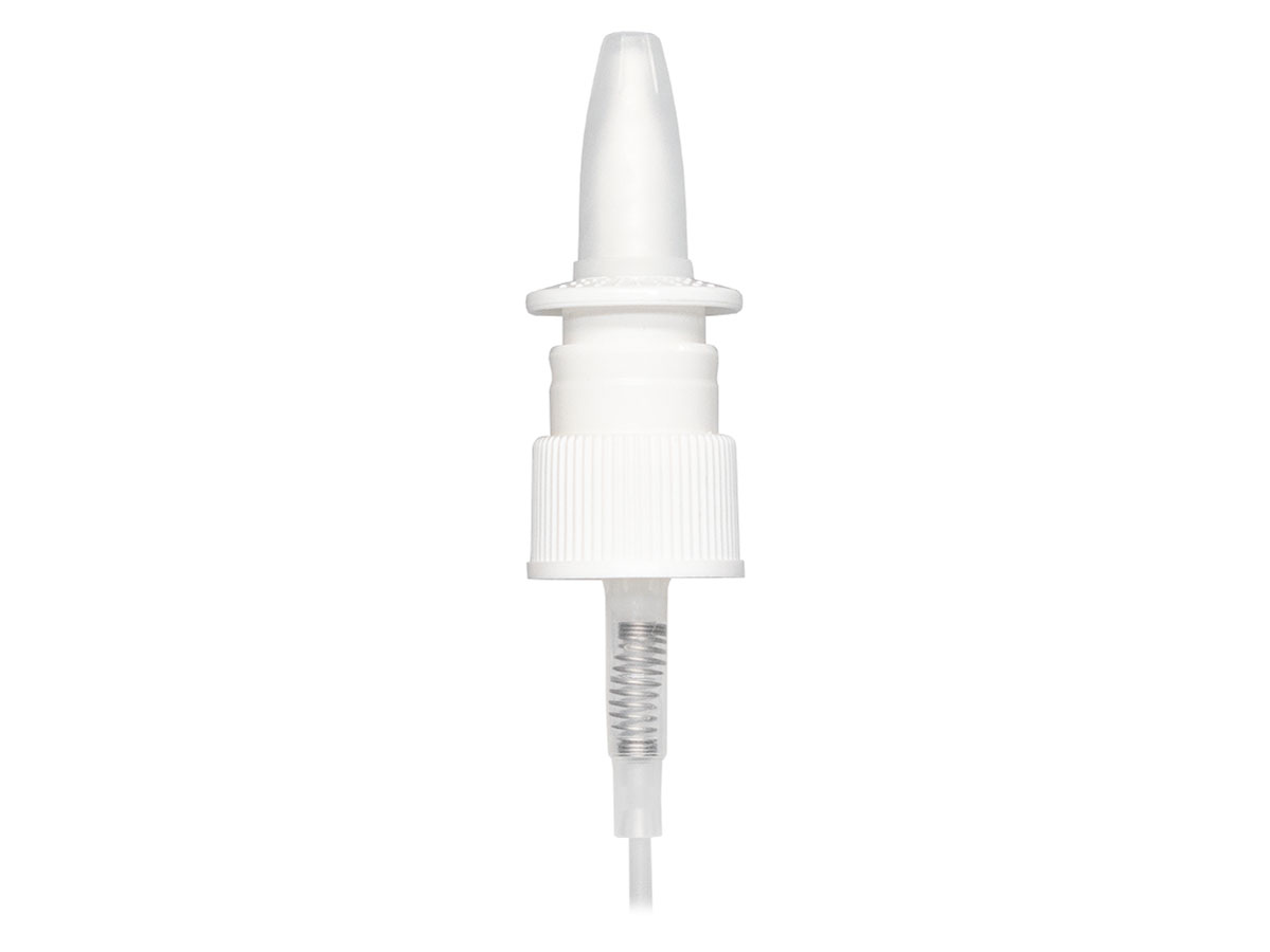 20/410 Finish, White, Sprayers, Fine Mist, Fine Ribbed, Nasal Style, 2 5/8" Dt