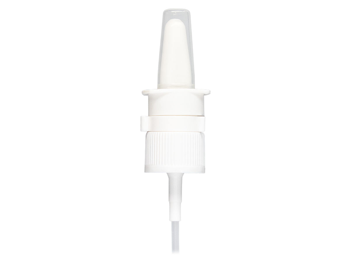 20/410 Finish, White, Sprayers, Fine Mist, Fine Ribbed, Nasal Style, 3" DT