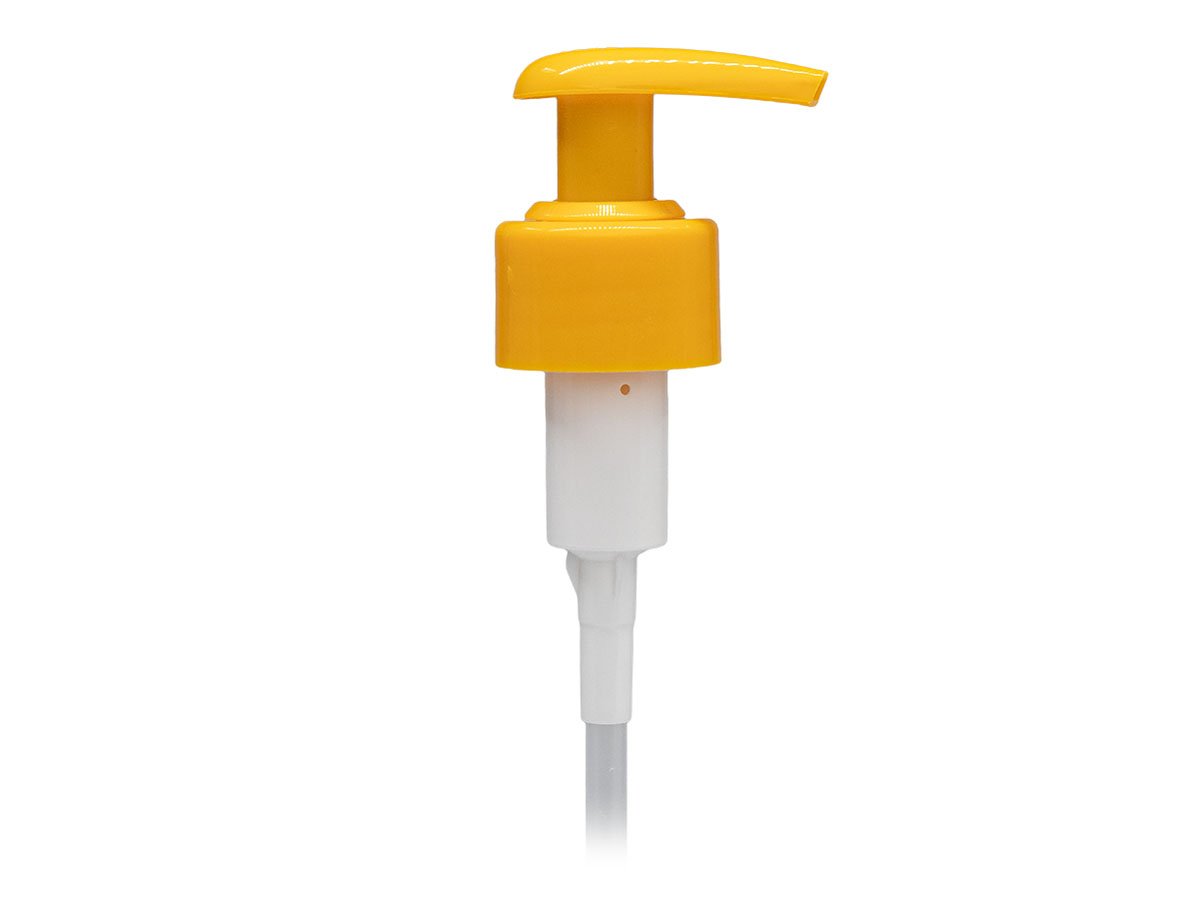 28/410 Finish, Yellow, Pumps, Lotion, Smooth, Lock Up, 2cc, 8 3/4" DT