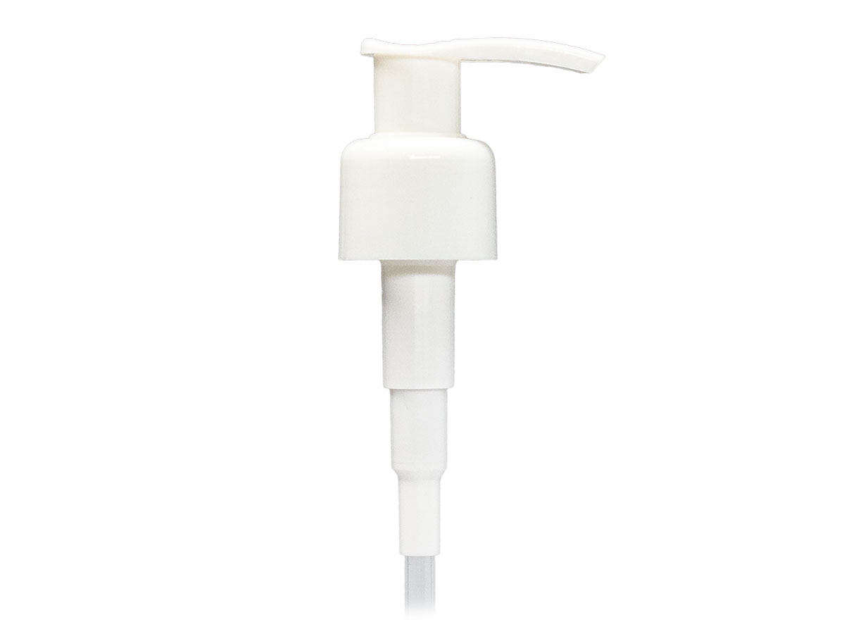 24/410 Finish, White, Pumps, Lotion, Smooth, Lock Up, 1cc, 6 1/2" DT