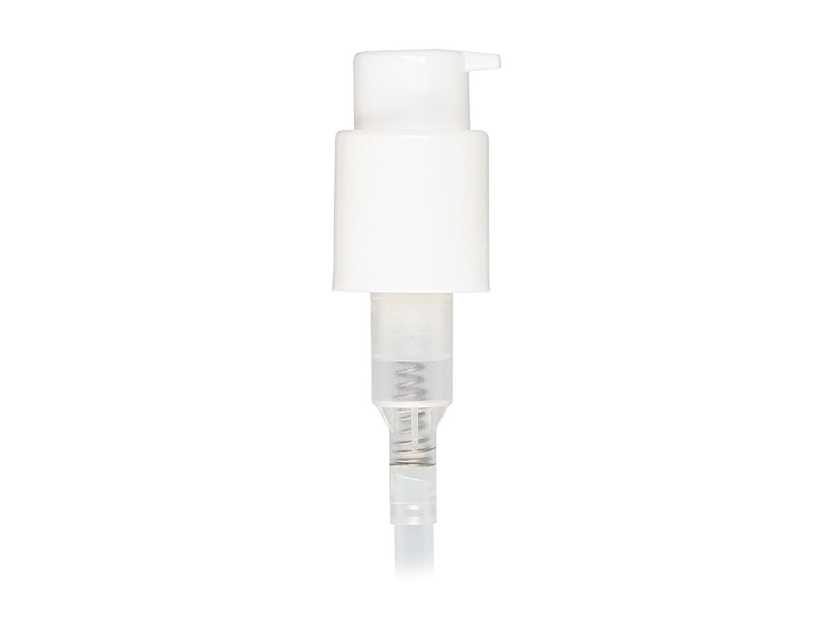 24/410 Finish, White, Pumps, Lotion, Smooth, Lock Up, 1cc, 4 9/16" DT
