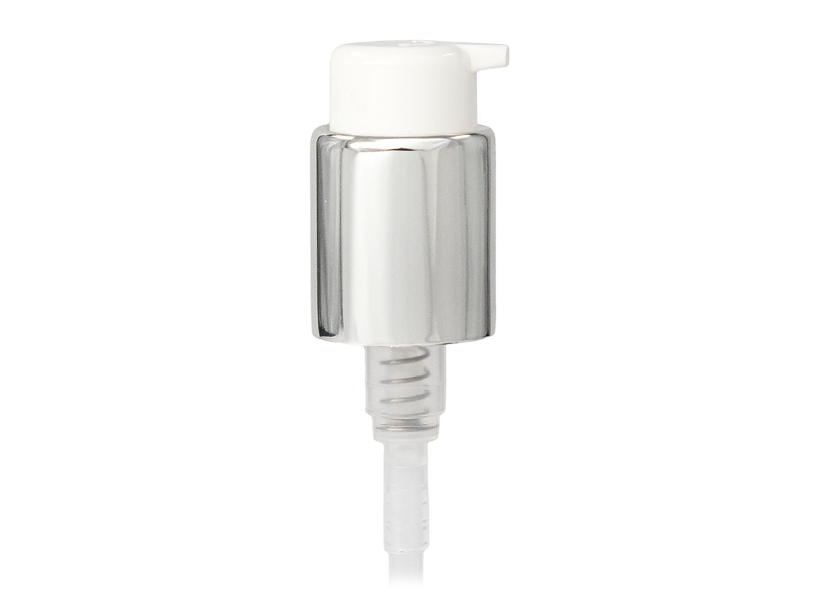 24/415 Finish, Silver/White, Pumps, Treatment, Metal Shell, Lock Up, 4 15/16" DT