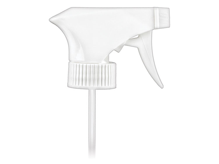 28/400 Finish, White, Sprayers, Trigger, Spray/Stream/Off, 9 1/4" DT