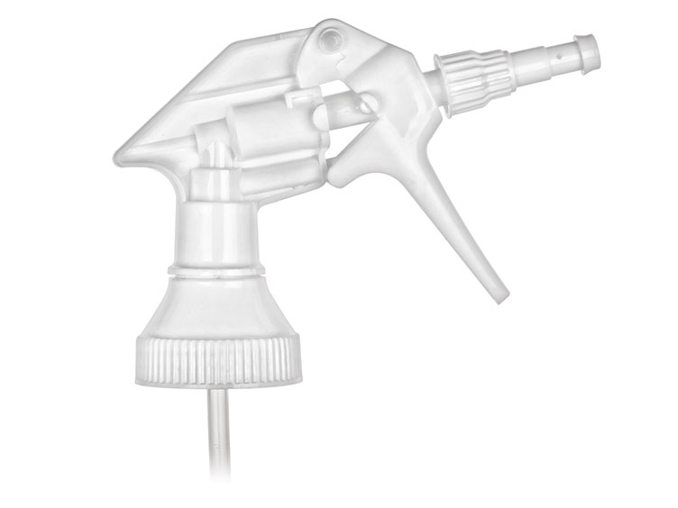 45/400 Finish, White, Sprayers, Trigger, Adjustable Foamer Nozzle, 6 5/8" DT