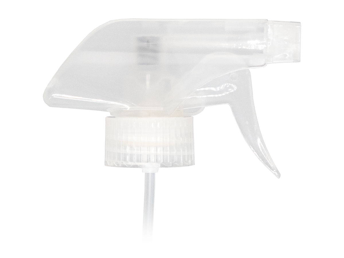 28/400 Finish, Natural, Sprayers, Trigger, Spray/Stream/Off, 6 1/2" DT