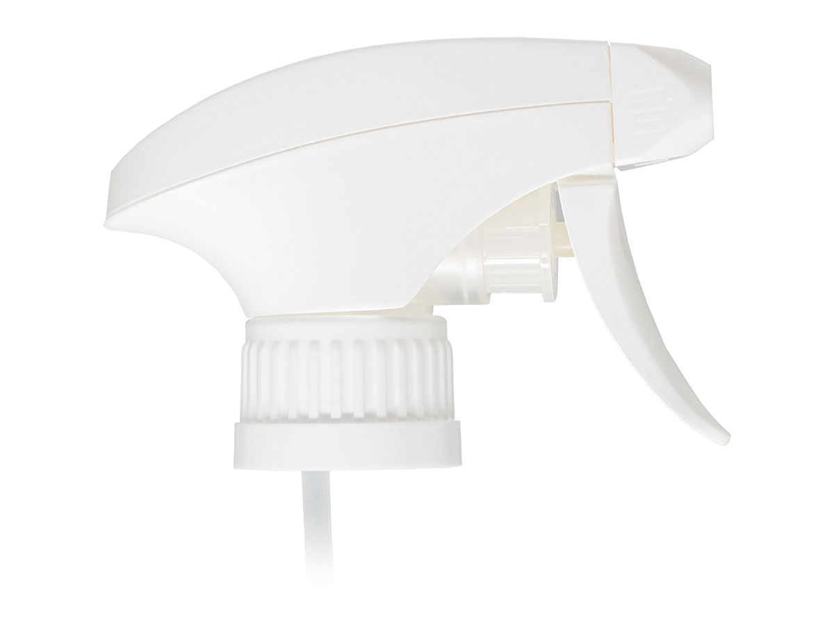 28mm Ratchet Finish, White, Sprayers, Trigger, On/Off, 9 5/8" DT