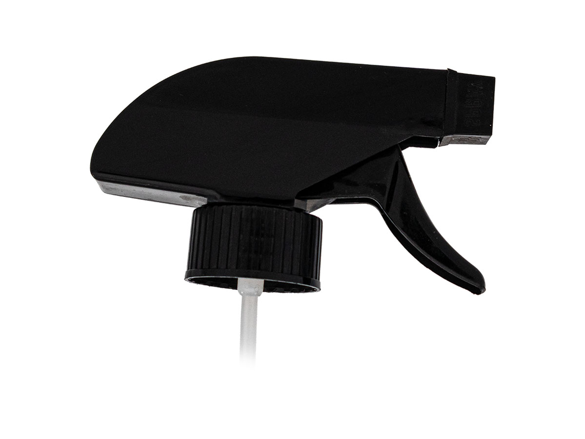 28/400 Finish, Black, Sprayers, Trigger, Spray/Stream/Off, 9 1/4" DT