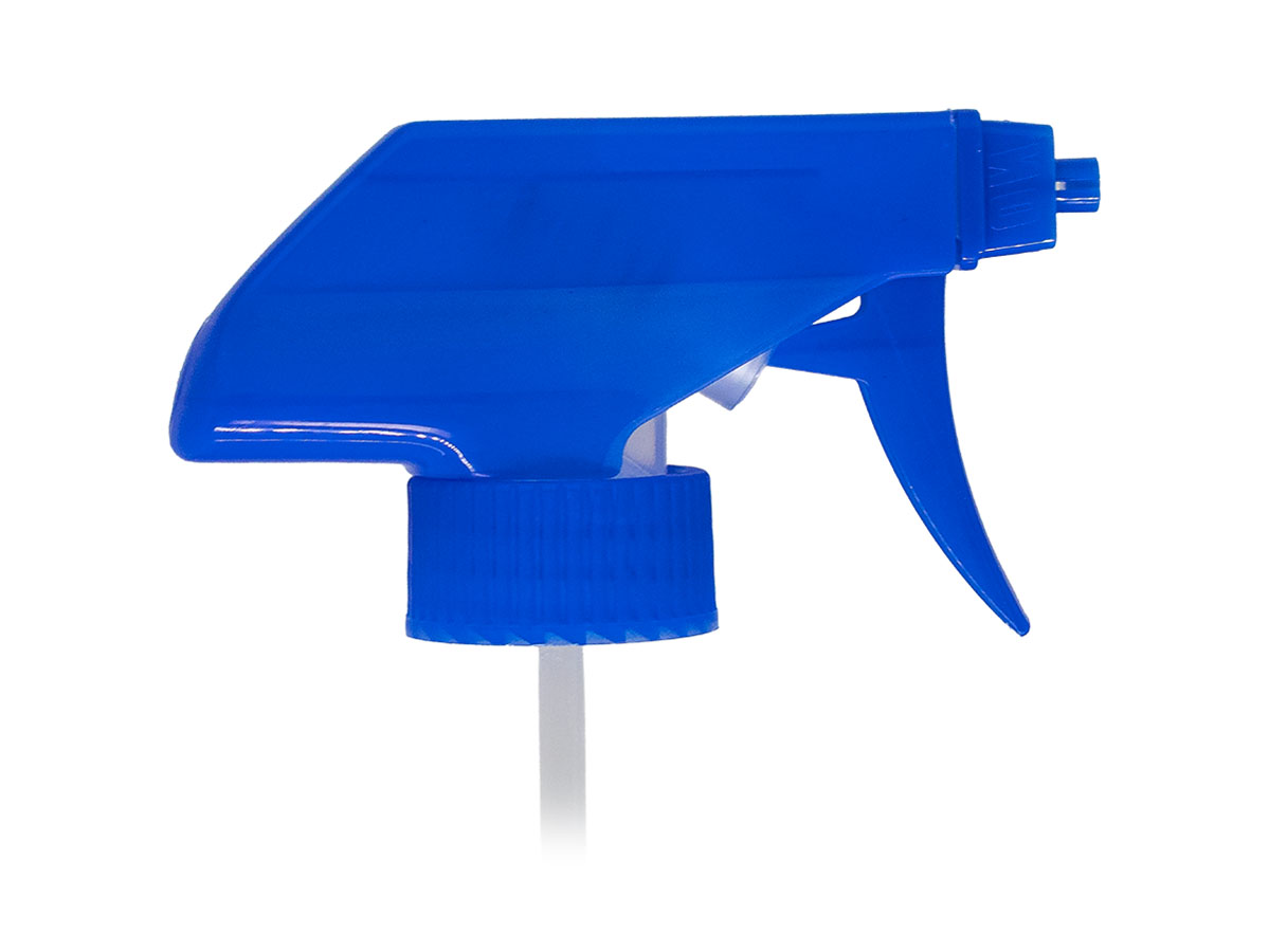28/400 Finish, Blue, Sprayers, Trigger, TS-800 Nozzle, Foamer, On/Off, 8 15/16" Bent DT