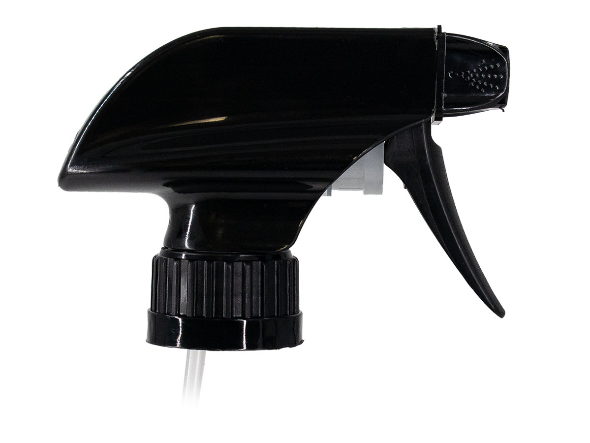 28mm Ratchet Finish, Black, Sprayers, Trigger, Spray/Stream/Off, 8 7/8" DT