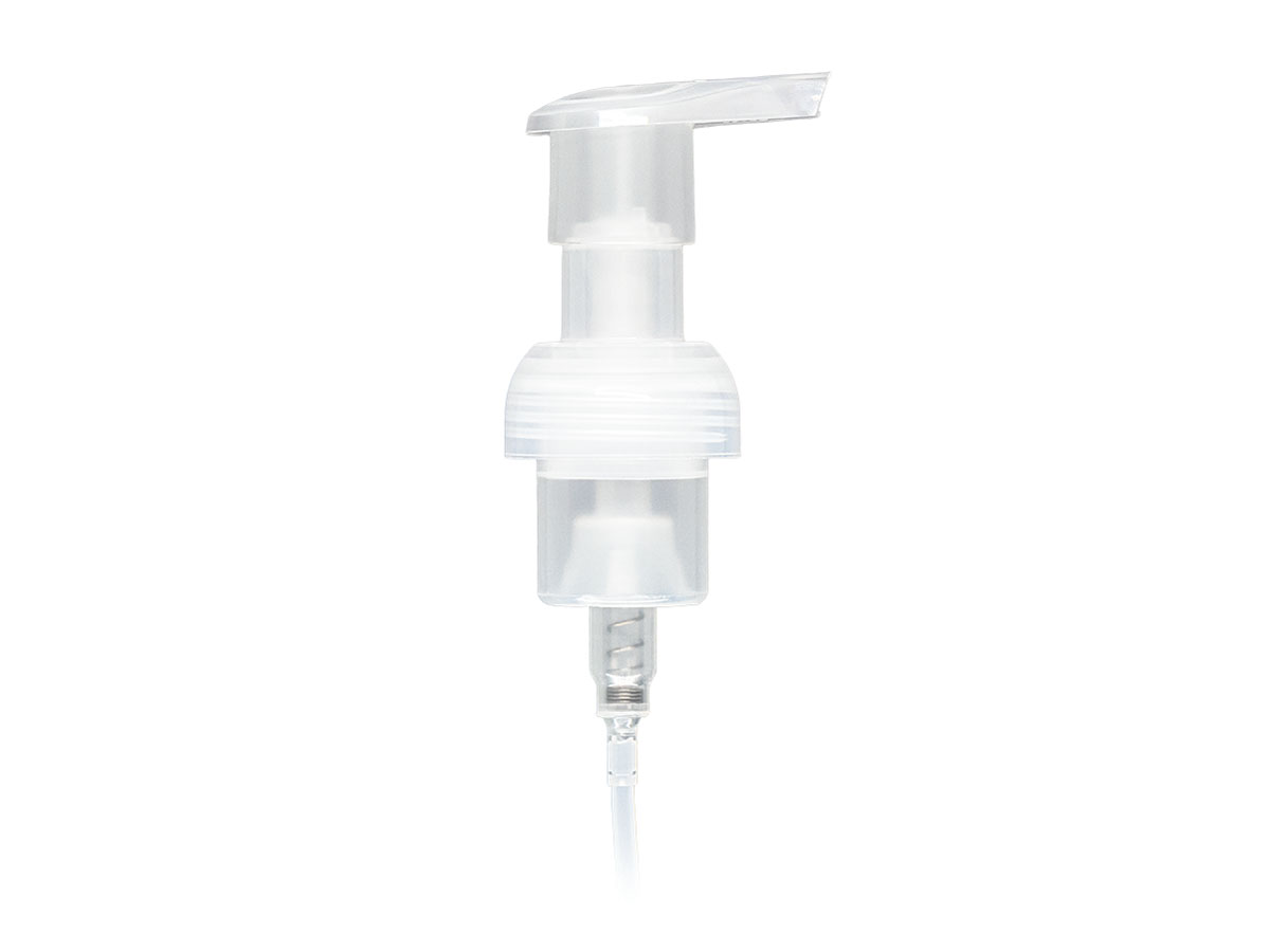40mm Finish, Natural, Pumps, Foamer, Lock Up, 2cc, 6 7/16" Dt