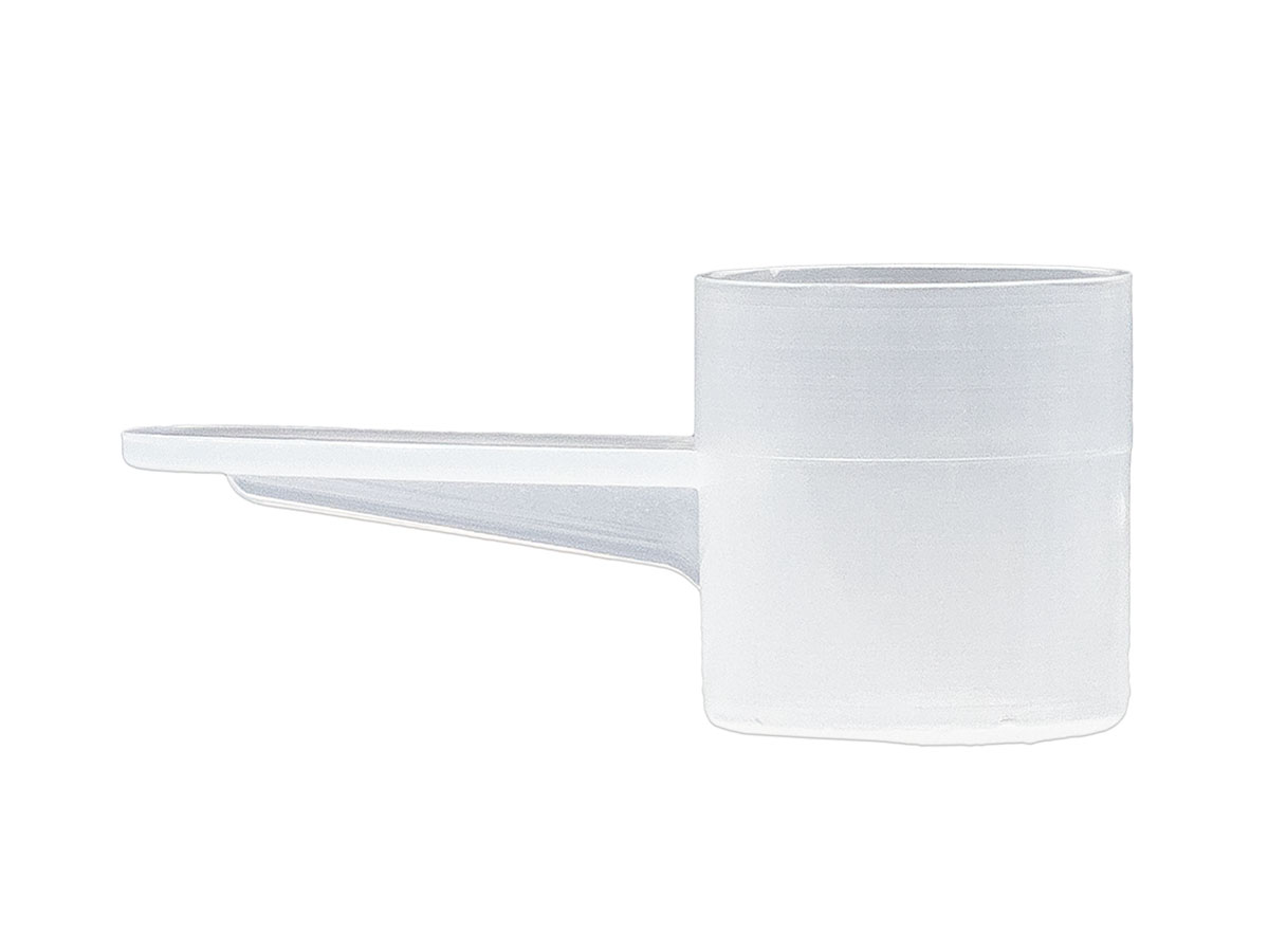 8.5 cc, Natural, Measuring Scoops, PP, Round, With Handle