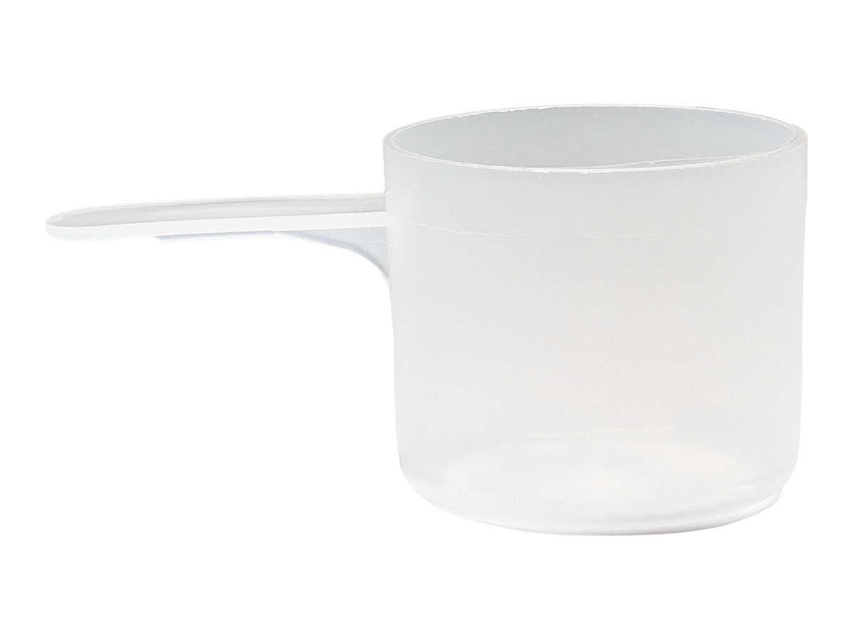 60 cc, Natural, Measuring Scoops, PP, Round, With Handle