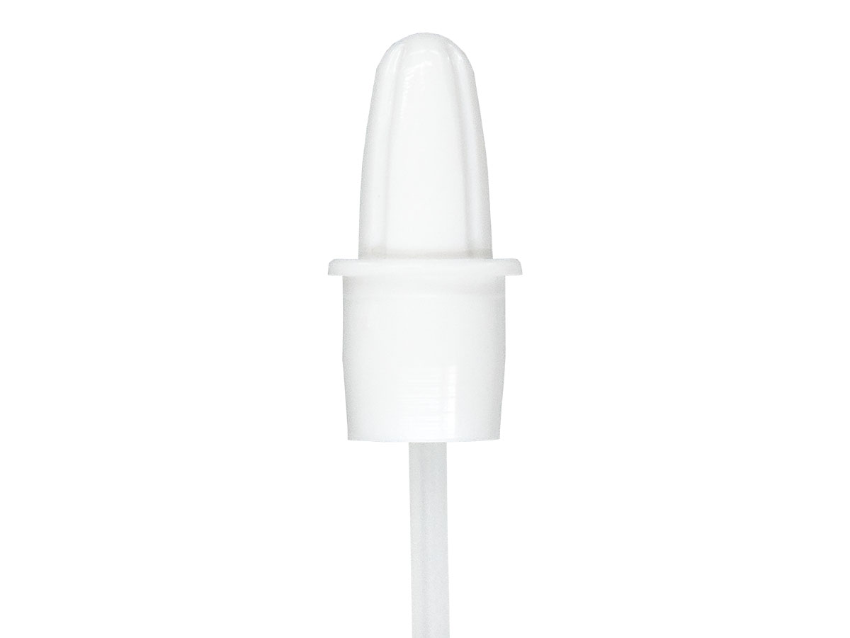 18mm Finish, White, Orifice Reducers, Nasal Applicator Stye, .014 Orifice