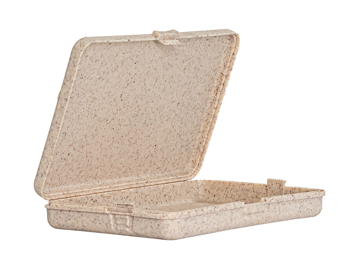 N/A, Beige, Cases, Other, Oblong, Hinged Lid, 3 7/8" L X 2 3/4" W
