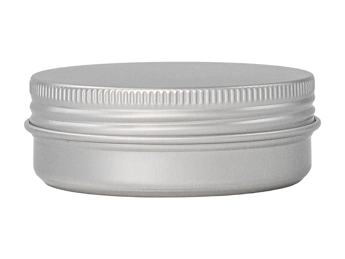 2 oz., 65mm Finish, Silver, Sets, Tins/Lids, Round, 2 5/8" Dia X 15/16" Tall