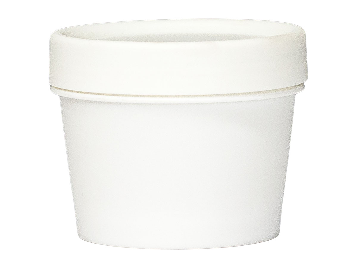 3 oz., 66mm Finish, White, Sets, Jars/Caps/Sealing Discs, PP, Single Wall Round, Matte