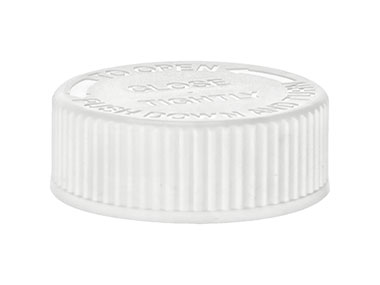 45/400 Finish, White, Caps, CRC, Fine Ribbed, Pulp/HS Lnr