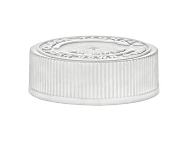 0, 45/400 Finish, White, Caps, CRC, Fine Ribbed, Pulp/HS Lnr