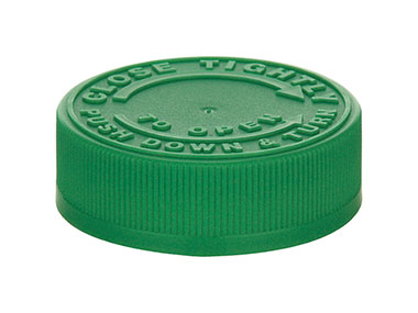 45/400 Finish, Green, Caps, CRC, Fine Ribbed, Pulp/HS Lnr
