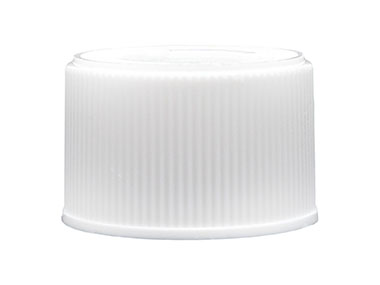 20/410 Finish, White, Caps, CRC, Fine Ribbed, Pulp/HS Lnr