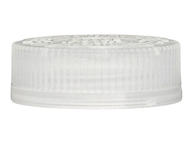 45/400 Finish, Natural, Caps, CRC, Fine Ribbed, Foam Lnr