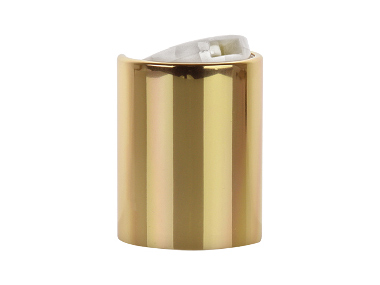 24/415 Finish, Gold/White, Caps, Dispensing, Metal Shell, Disc-Top, .305" Orf