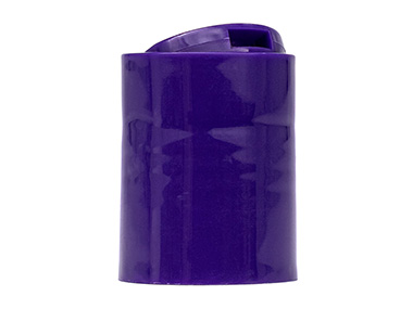 24/415 Finish, Dark Purple, Caps, Dispensing, Smooth, Disc-Top, .313" Orf, HS Lnr, (F)