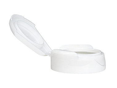 38/400 Finish, White, Caps, Dispensing, Smooth, Snap-Top, 1.05" Orf, HS Lnr