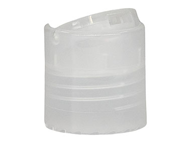 24/410 Finish, Natural, Caps, Dispensing, Smooth, Disc-Top, .310" Orf, Hs Lnr, (D)