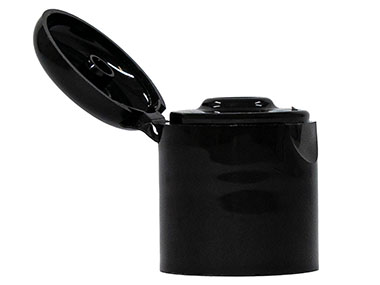 24/415 Finish, Black, Caps, Dispensing, Smooth, Snap-Top, .235" Orf