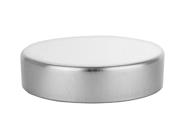 38/400 Finish, Silver, Caps, Metal, Smooth, Unishell, Foam Lnr