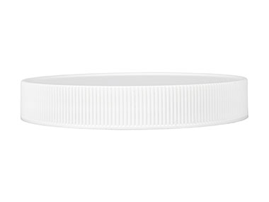 89/400 Finish, White, Caps, Fine Ribbed, Matte Top, HS/Foam Lnr