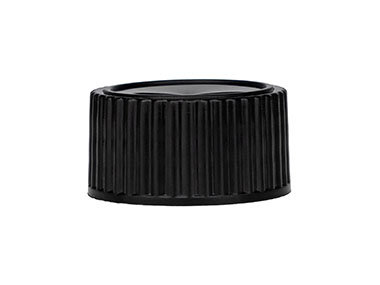 20/400 Finish, Black, Caps, Ribbed, Smooth Top, Cone Lnr