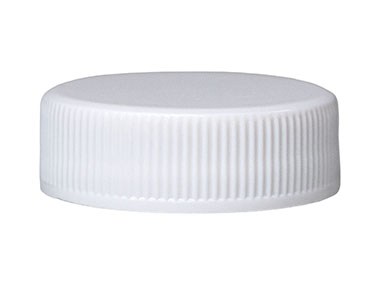 33/400 Finish, White, Caps, Fine Ribbed, Smooth Top, Pulp/HS Lnr