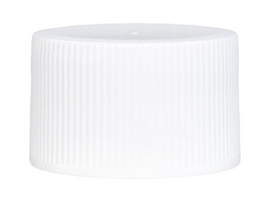 28/410 Finish, White, Caps, Fine Ribbed, Smooth Top, Dual Lnr, Foam And HS