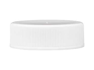 33/400 Finish, White, Caps, Fine Ribbed, Smooth Top, Pulp/HS Lnr