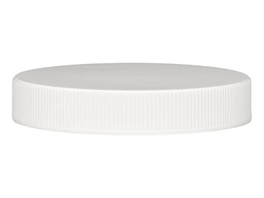 63/400 Finish, White, Caps, Fine Ribbed, PS Lnr