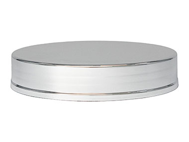 120/400 Finish, Silver, Caps, Smooth, Metallized, Pulp/HS Lnr