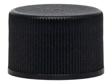 20/410 Finish, Black, Caps, Fine Ribbed, Stipple Top, Foam Lnr