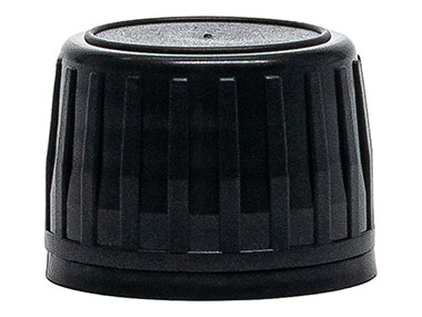 28mm Te Finish, Black, Caps, Ribbed, Matte Top, Foam Lnr