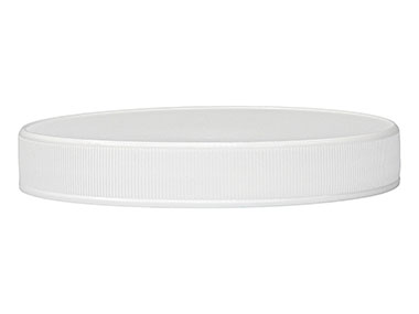120/400 Finish, White, Caps, Fine Ribbed, Matte Top, Ps Lnr