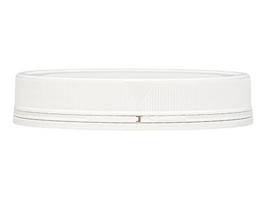 110mm Te Finish, White, Caps, Fine Ribbed, Matte Top, Foam Lnr