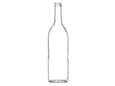 750 mL, 28/400 Finish, Flint, Bottles, Glass, Liquor Style Round