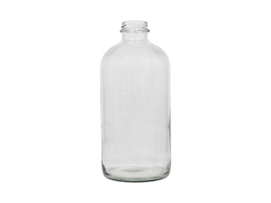 32 oz., 38mm 3 Lug Finish, Flint, Bottles, Glass, Beverage Style Round