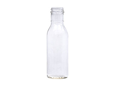 12 oz., 38/400 Finish, Flint, Bottles, Glass, Sauce Style Round