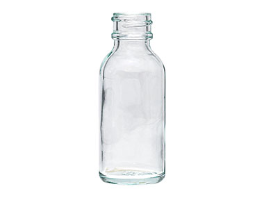 1 oz., 20/400 Finish, Flint, Bottles, Glass, Boston Round