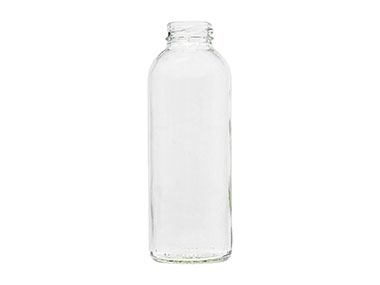 14 oz., 38mm 3 Lug Finish, Flint, Bottles, Glass, Beverage Style Round