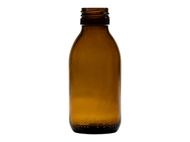 4 oz., 28mm ROPP Finish, Amber, Bottles, Glass, Modified Round