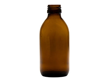 6 oz., 28mm ROPP Finish, Amber, Bottles, Glass, Modified Round